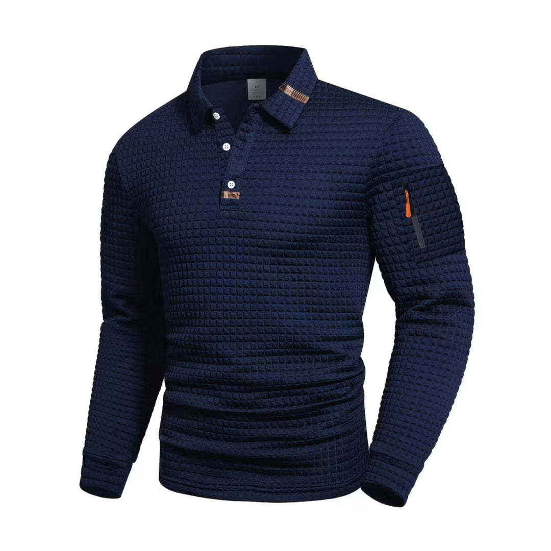 Rémi™ - Polo texturé à manches longues