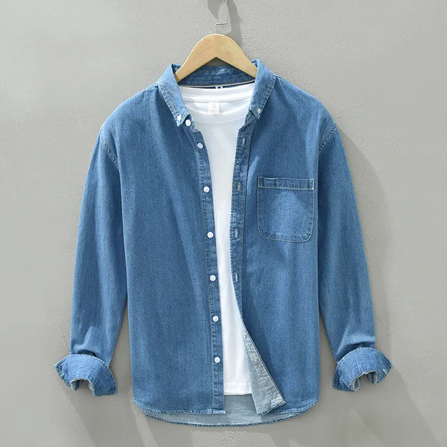 Ezechiël - Chemise en Denim - Intemporel - Hommes