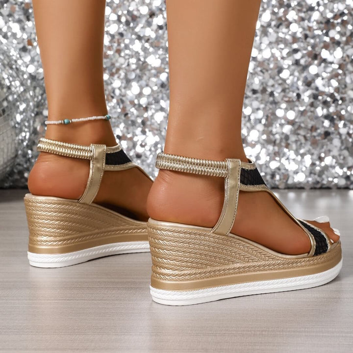 Sandra™ – Orthopädische Slip-On Sandalen für Damen mit Keilabsatz