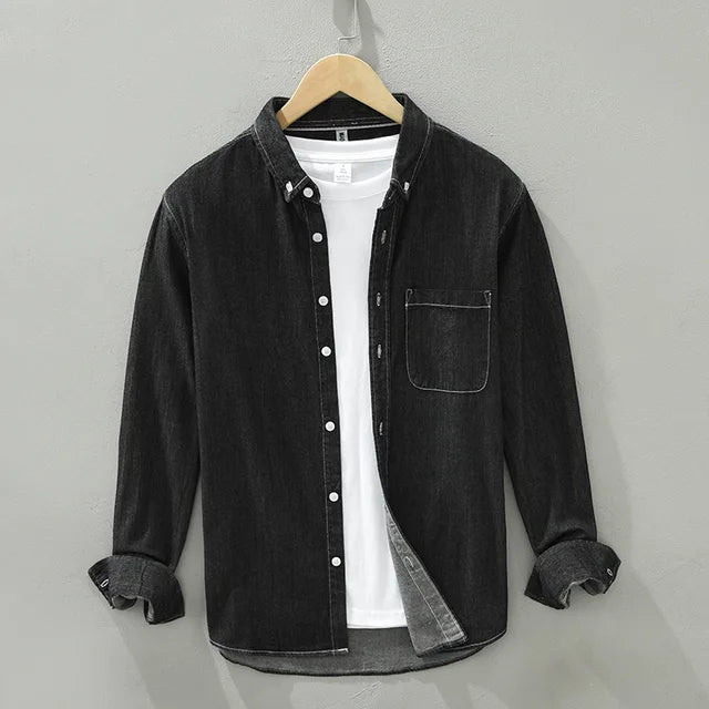 Ezechiël - Chemise en Denim - Intemporel - Hommes