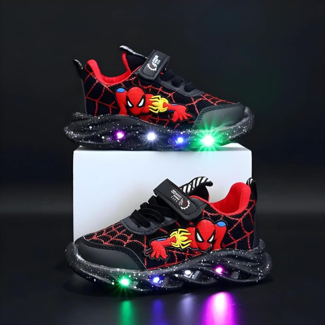SpiderKickz™ - Superhelden LED-Sneaker für Kinder