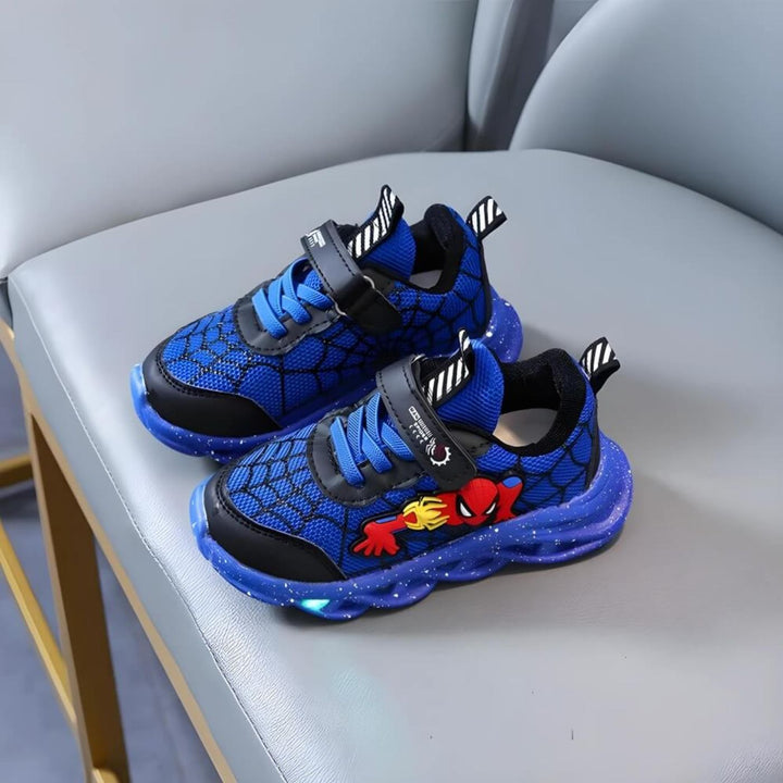 SpiderKickz™ - Superhelden LED-Sneaker für Kinder