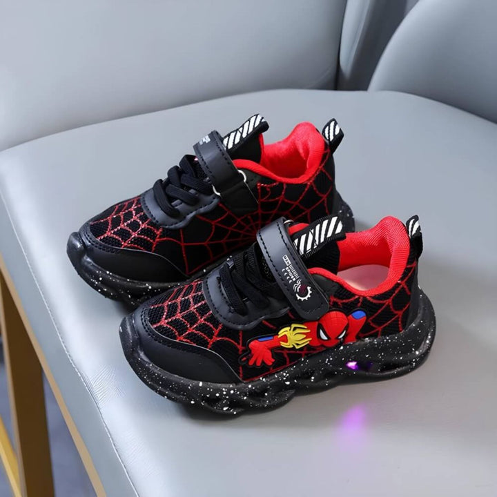 SpiderKickz™ - Superhelden LED-Sneaker für Kinder