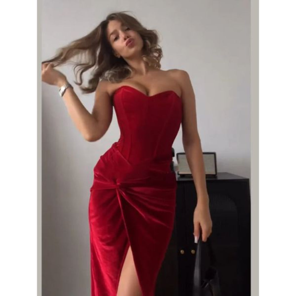 Elegantes Partykleid für Damen – figurbetont knielang ideal für festliche Anlässe