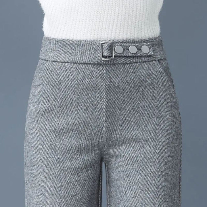 Herringbone Hose elegant für Damen – Business & Freizeit Look