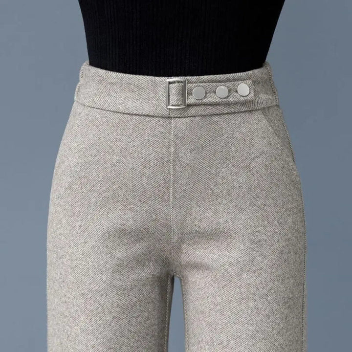 Herringbone Hose elegant für Damen – Business & Freizeit Look