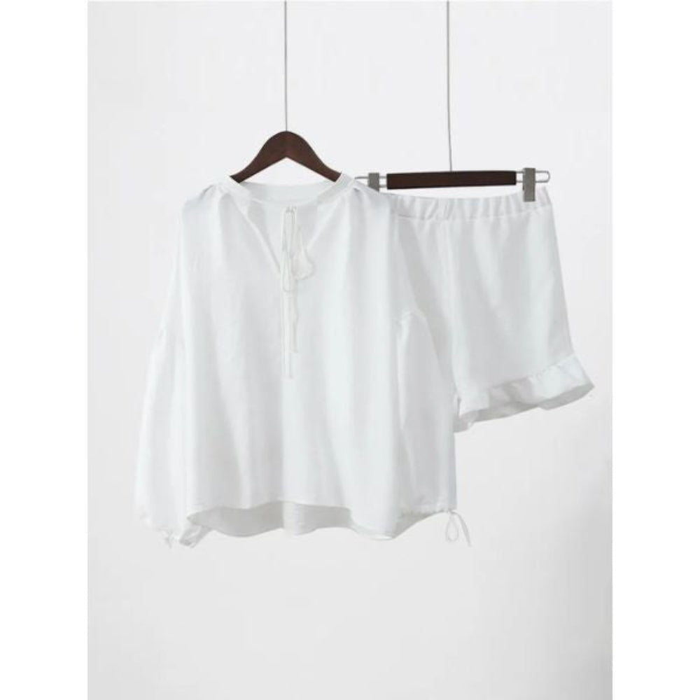 Elegantes Damen Zweiteiler Set – modisches High-Street Outfit