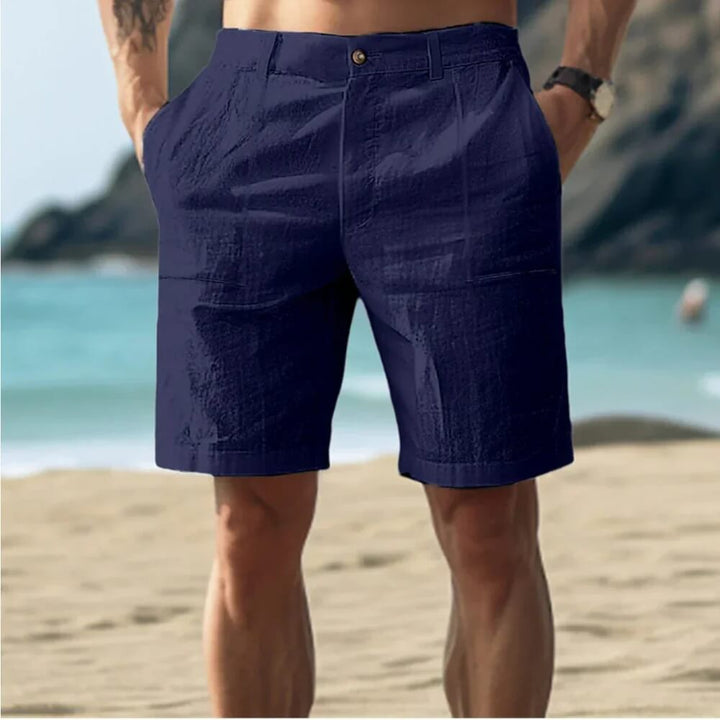 Leinen Shorts Herren – Luftige, Sommerliche Freizeithose mit Komfortbund