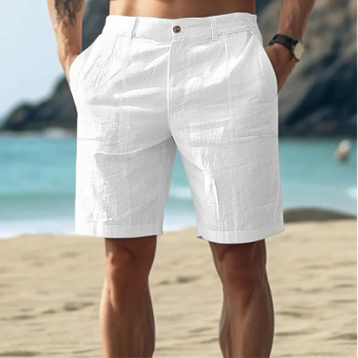 Leinen Shorts Herren – Luftige, Sommerliche Freizeithose mit Komfortbund