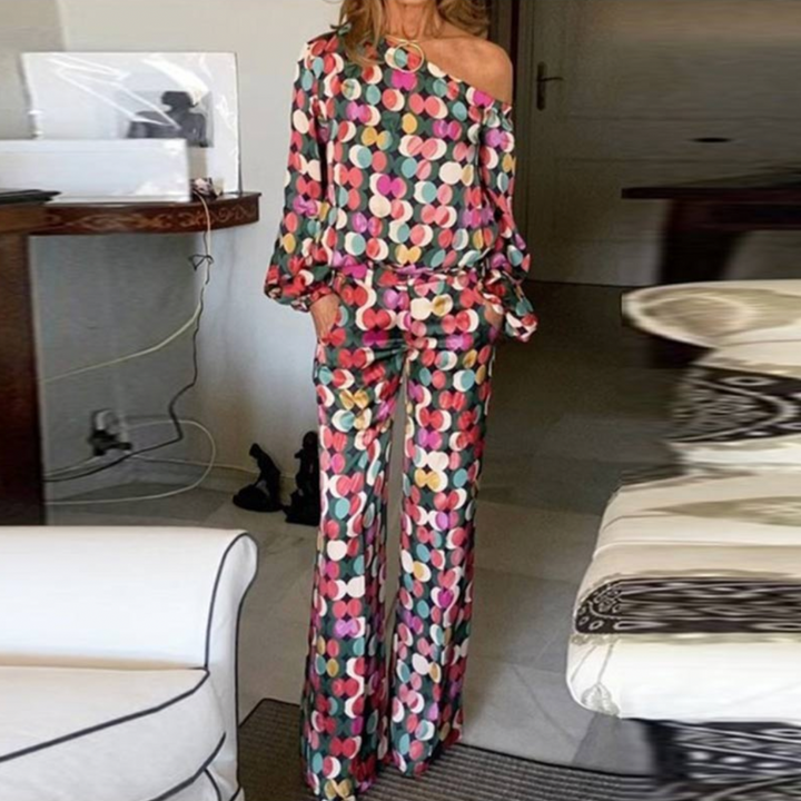 Elegantes und buntes Tupfen-Set