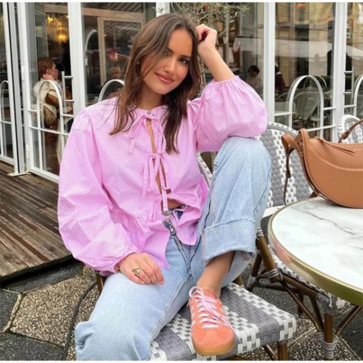 Gestreifte Bluse Damen – elegant, casual, vielseitig für Alltag & Büro