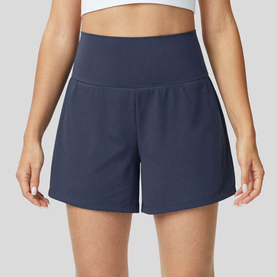 Svea™ - Atmungsaktive und Bequeme 2-in-1 High Waist Yoga Shorts
