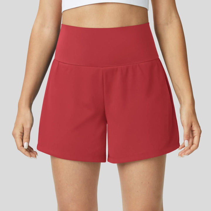 Svea™ - Atmungsaktive und Bequeme 2-in-1 High Waist Yoga Shorts