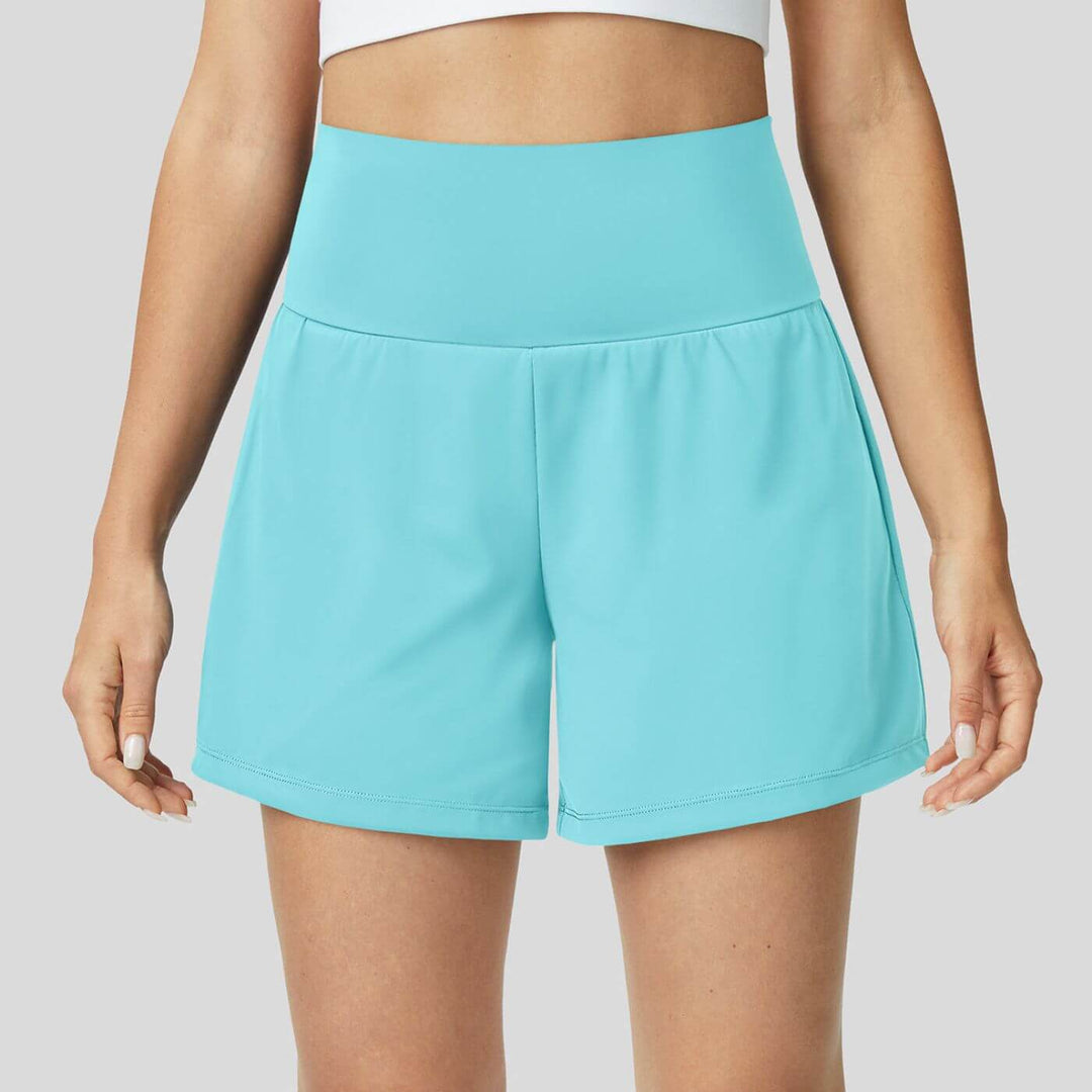 Svea™ - Atmungsaktive und Bequeme 2-in-1 High Waist Yoga Shorts