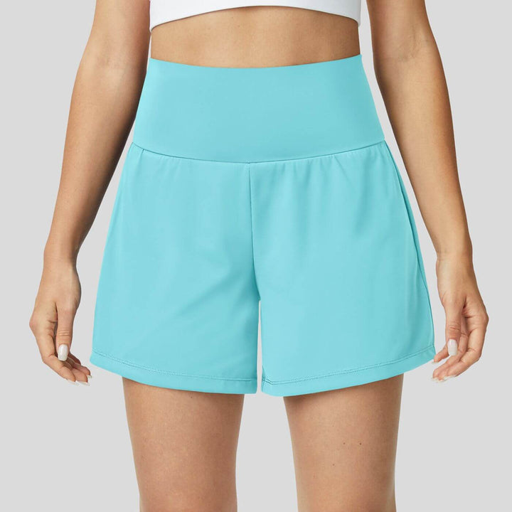 Svea™ - Atmungsaktive und Bequeme 2-in-1 High Waist Yoga Shorts