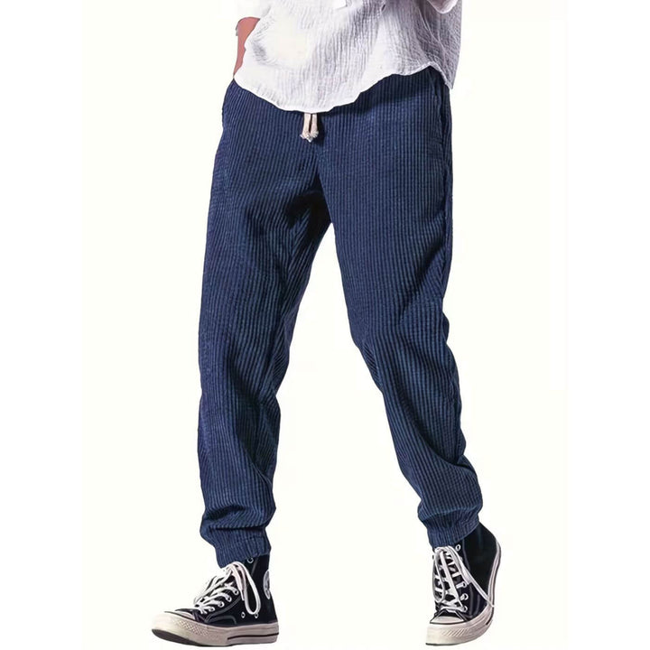 Sylvestre™ - Pantalon Côtelé à Cordon de Serrage