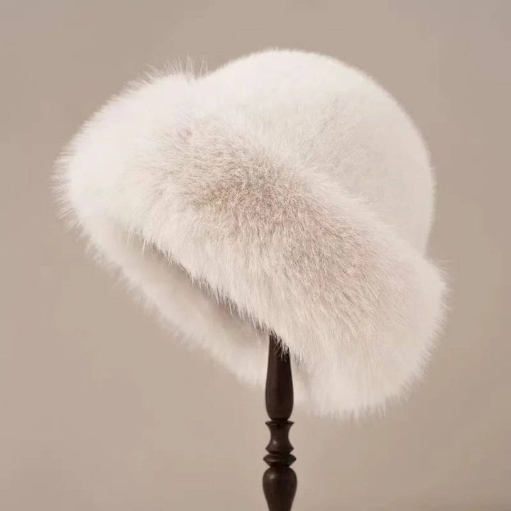 Sylvie™- Bonnet d’hiver en fausse fourrure pelucheuse