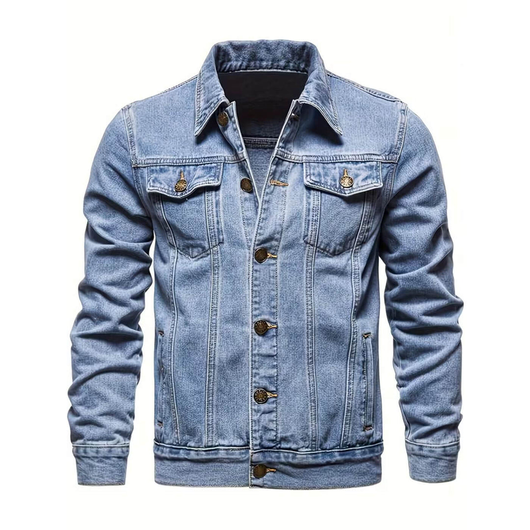 Valentin™ - Veste En Jean À Boutons