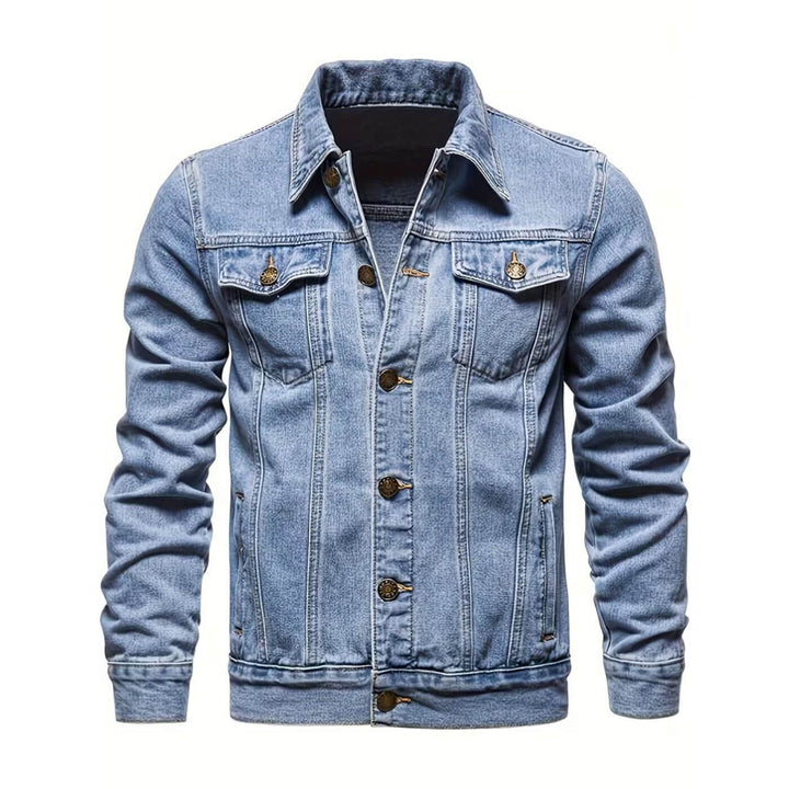 Valentin™ - Veste En Jean À Boutons