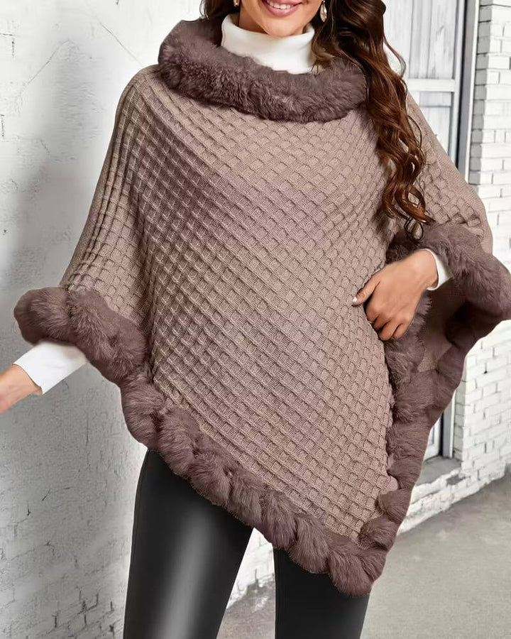 Valentine™ - Pull Stylé à Col Châle Texturé