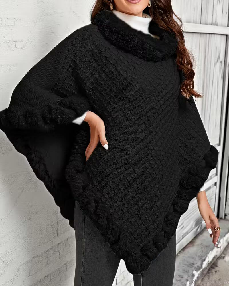 Valentine™ - Pull Stylé à Col Châle Texturé