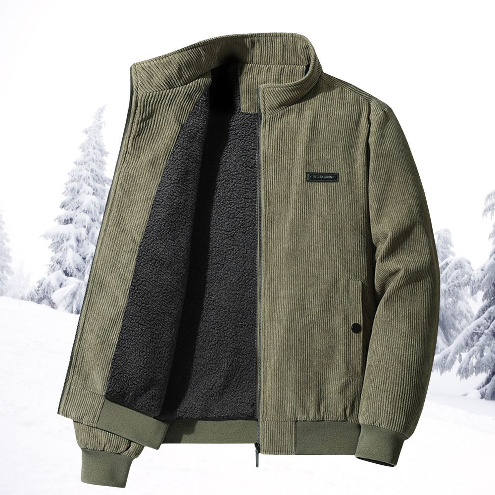 Clive | Veste d’automne en velours côtelé chaude et élégante pour homme