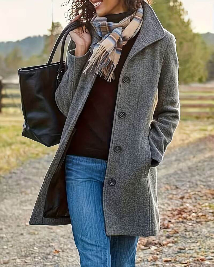 Yasmine™ - Manteau boutonné élégant pour l’automne et l’hiver