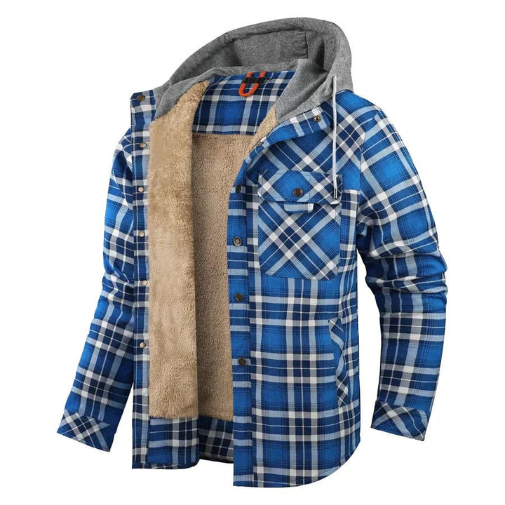 Hezekiah | Veste en flanelle douce avec chaleur automnale pour homme