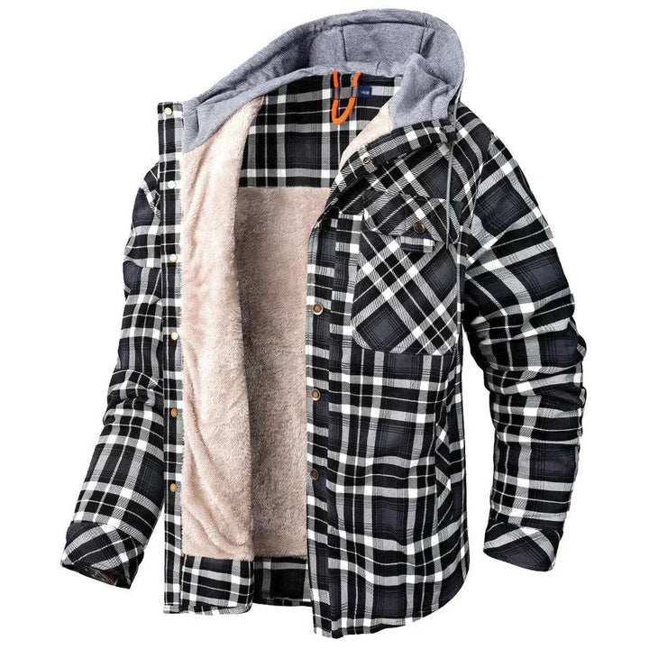 Hezekiah | Veste en flanelle douce avec chaleur automnale pour homme