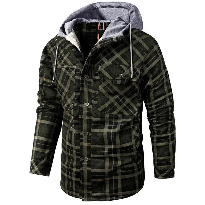 Hezekiah | Veste en flanelle douce avec chaleur automnale pour homme