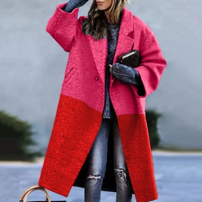 Murphy | Manteau long décontracté avec chaleur automnale pour femme