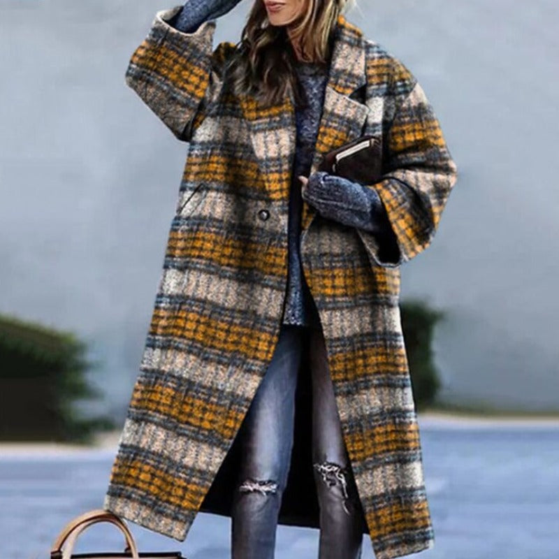 Murphy | Manteau long décontracté avec chaleur automnale pour femme