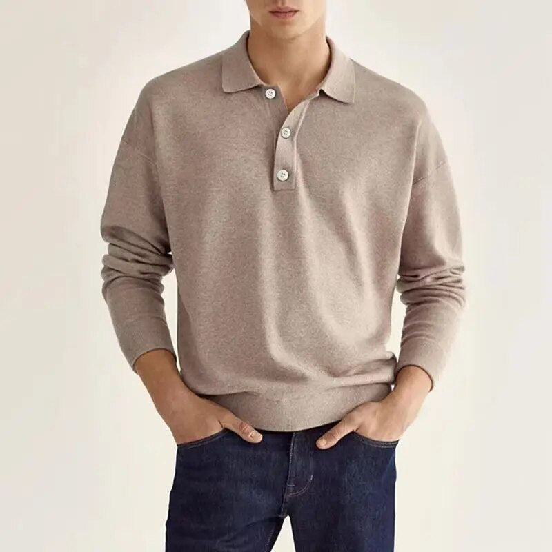 Homme Polo Manches Longues