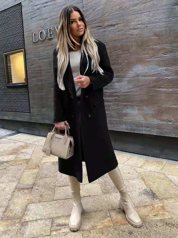 Charlotte - Manteau Long Classique Femme