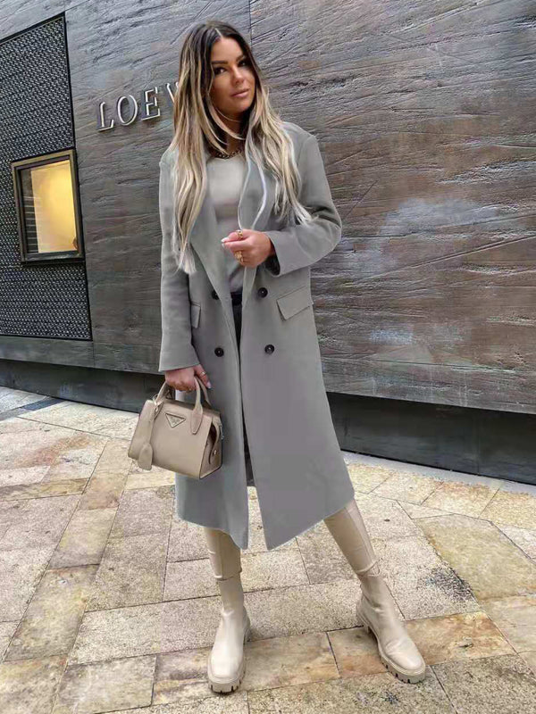 Charlotte - Manteau Long Classique Femme