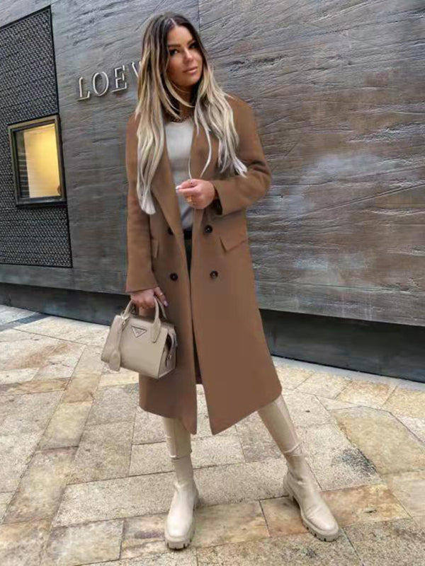 Charlotte - Manteau Long Classique Femme