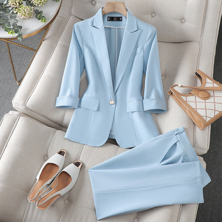 Isabelle - Ensemble Blazer Et Pantalon Chic