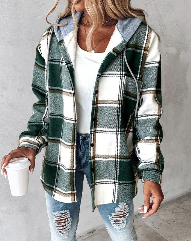 Louna - Veste femme à carreaux