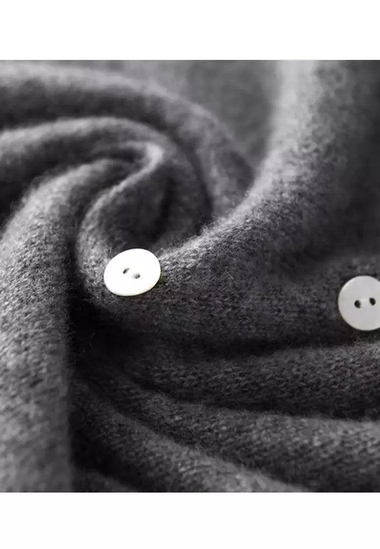 Valérie - Femme Cardigan tricoté élégant