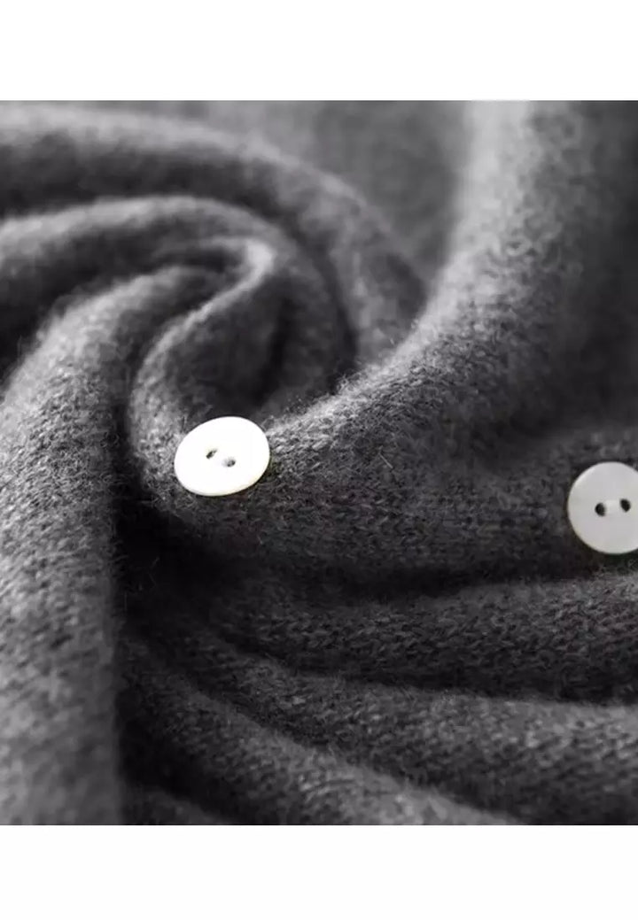 Valérie - Femme Cardigan tricoté élégant